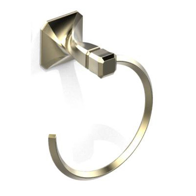 Ringformet håndklestativ i metall